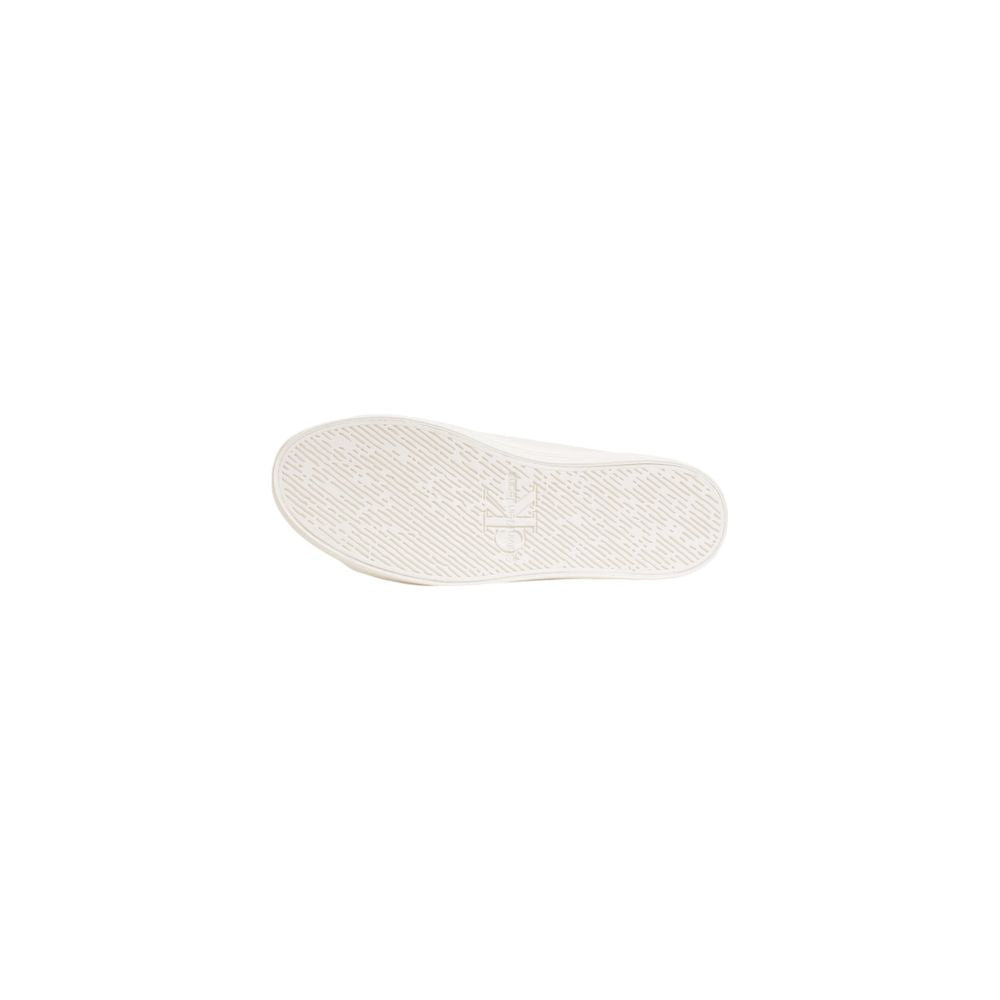 Calvin Klein Beige Suede Leather Sneakers for Women
