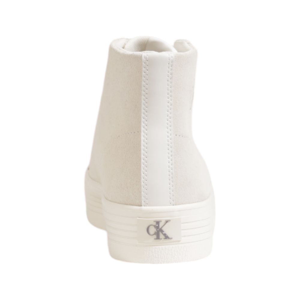 Calvin Klein Beige Suede Leather Sneakers for Women