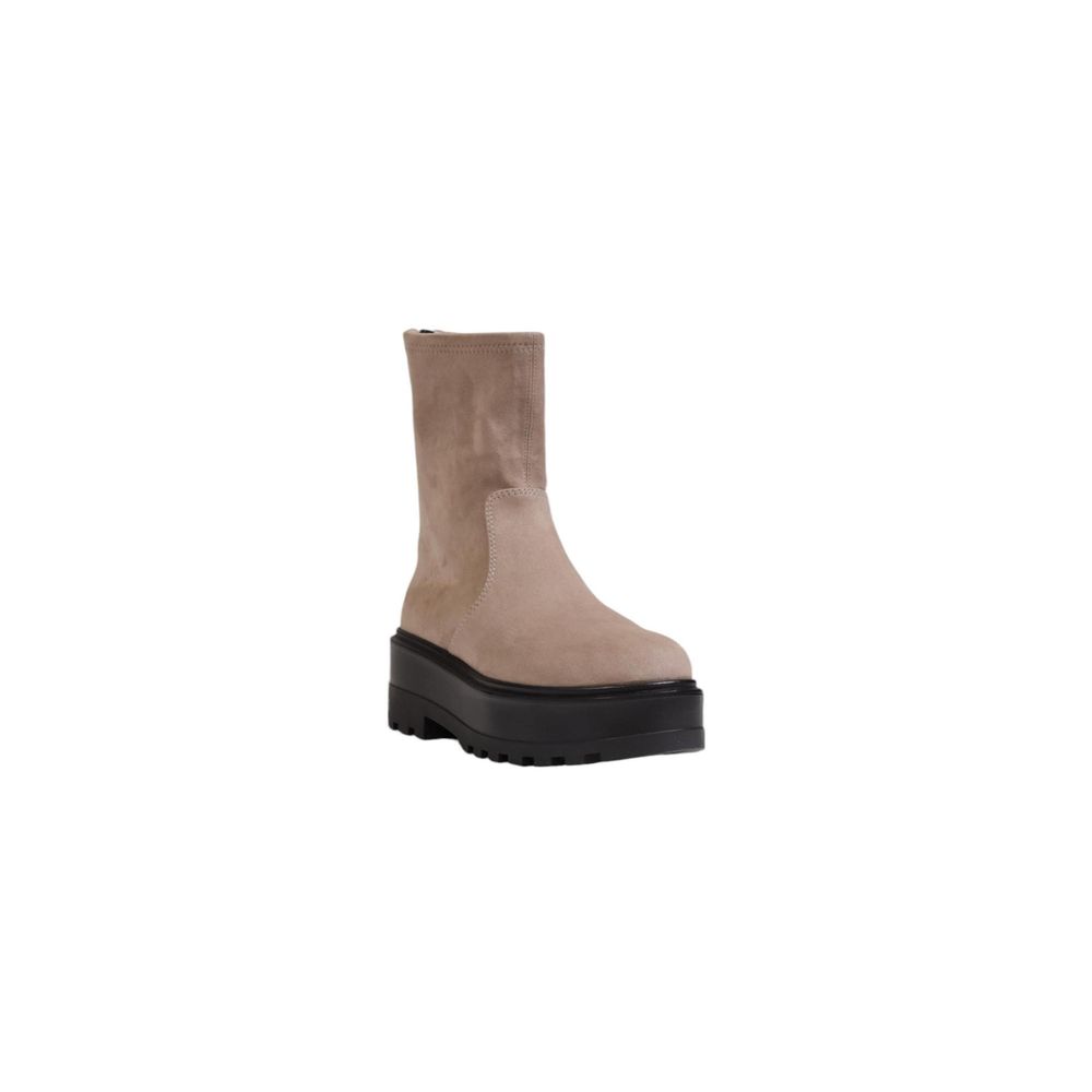 Calvin Klein Jeans Gray Recycled Polyester Ankle Boots