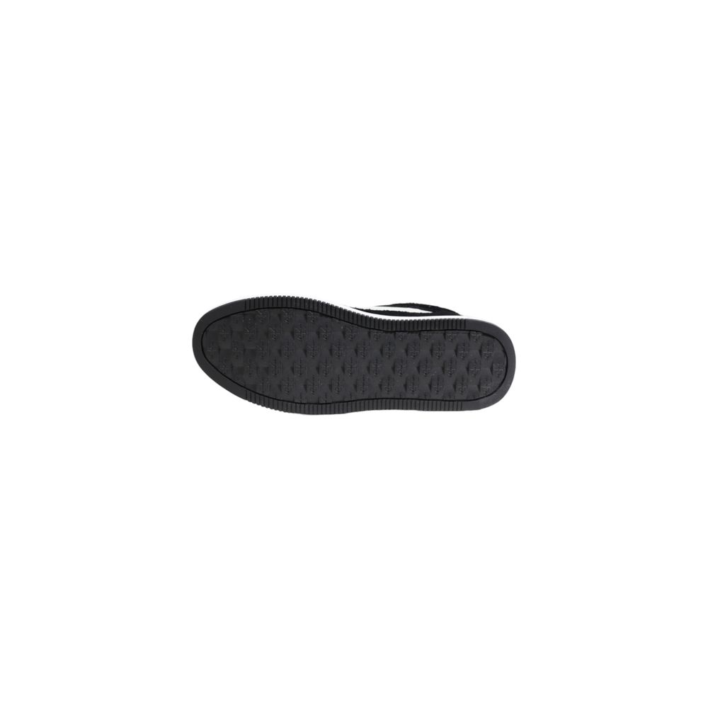 Calvin Klein BOLD PLATF LOW MIX Women's Black Leather Sneakers