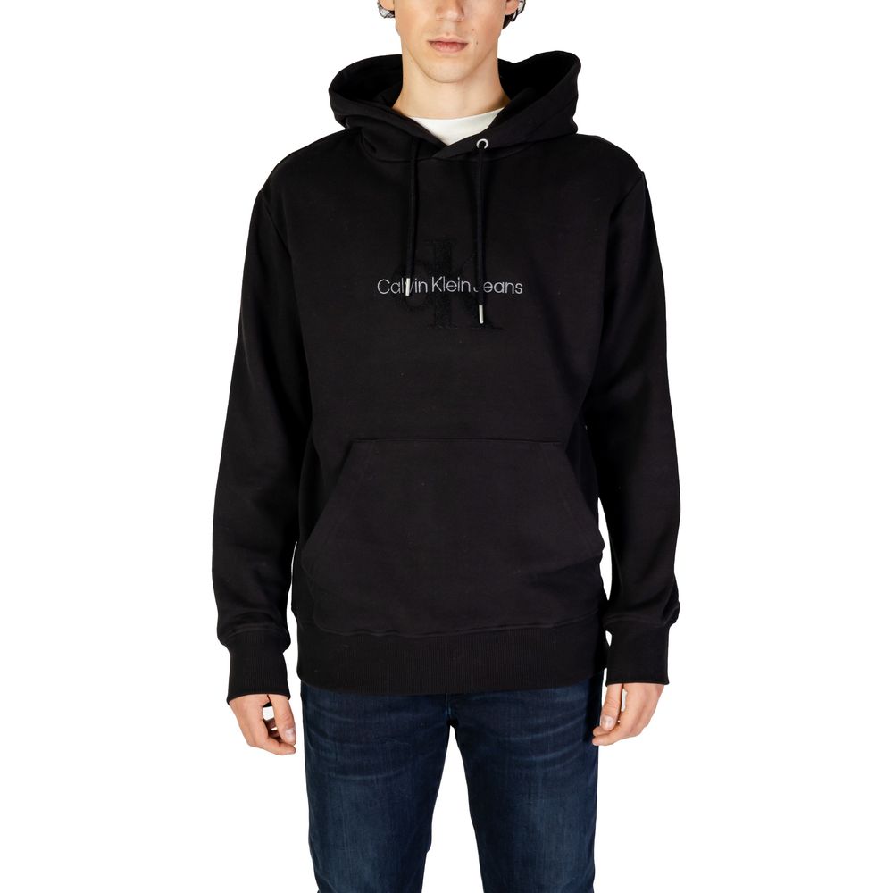 Classic Black Cotton Sweater for Men