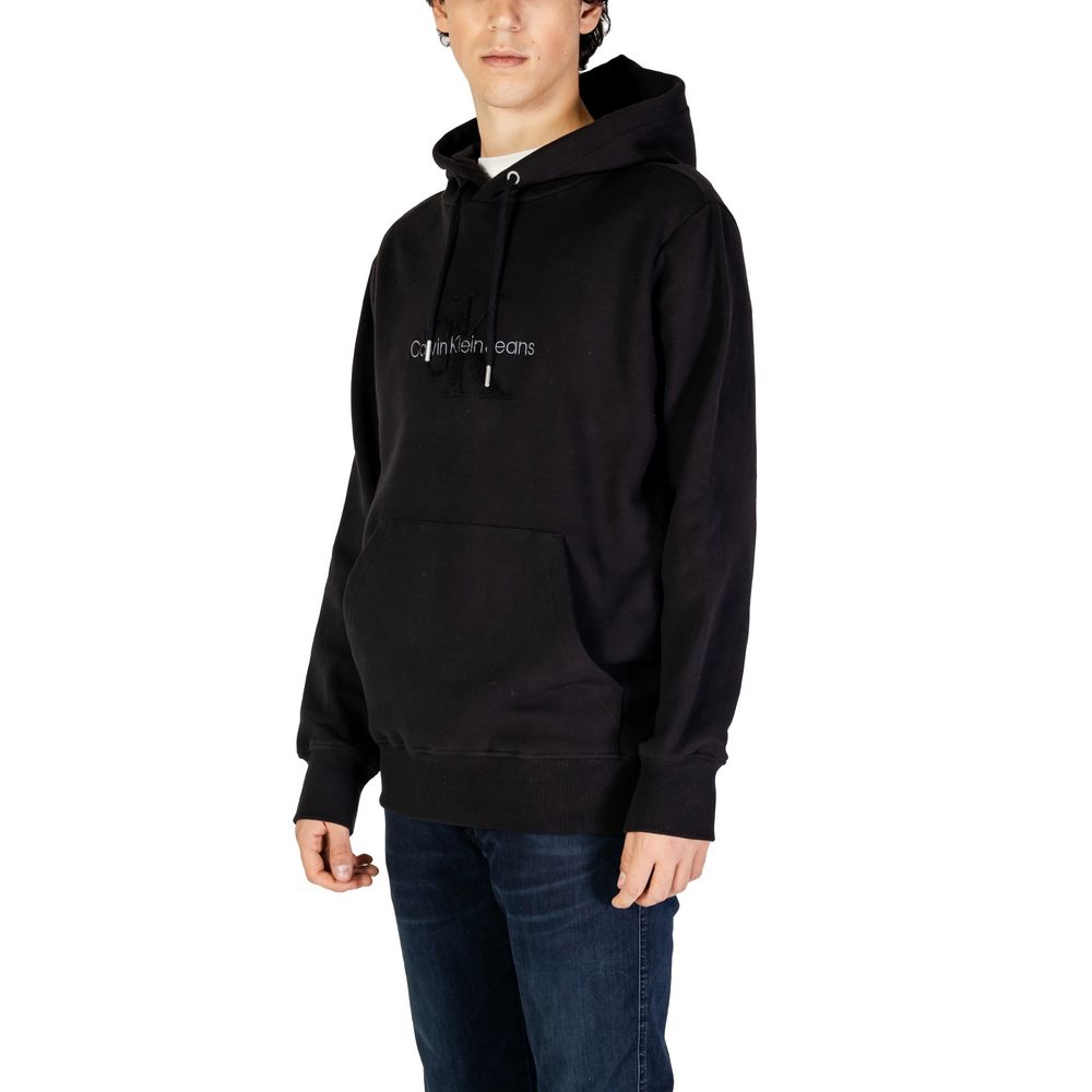 Classic Black Cotton Sweater for Men
