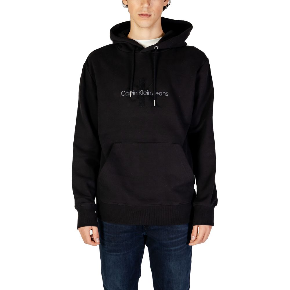 Classic Black Cotton Sweater for Men