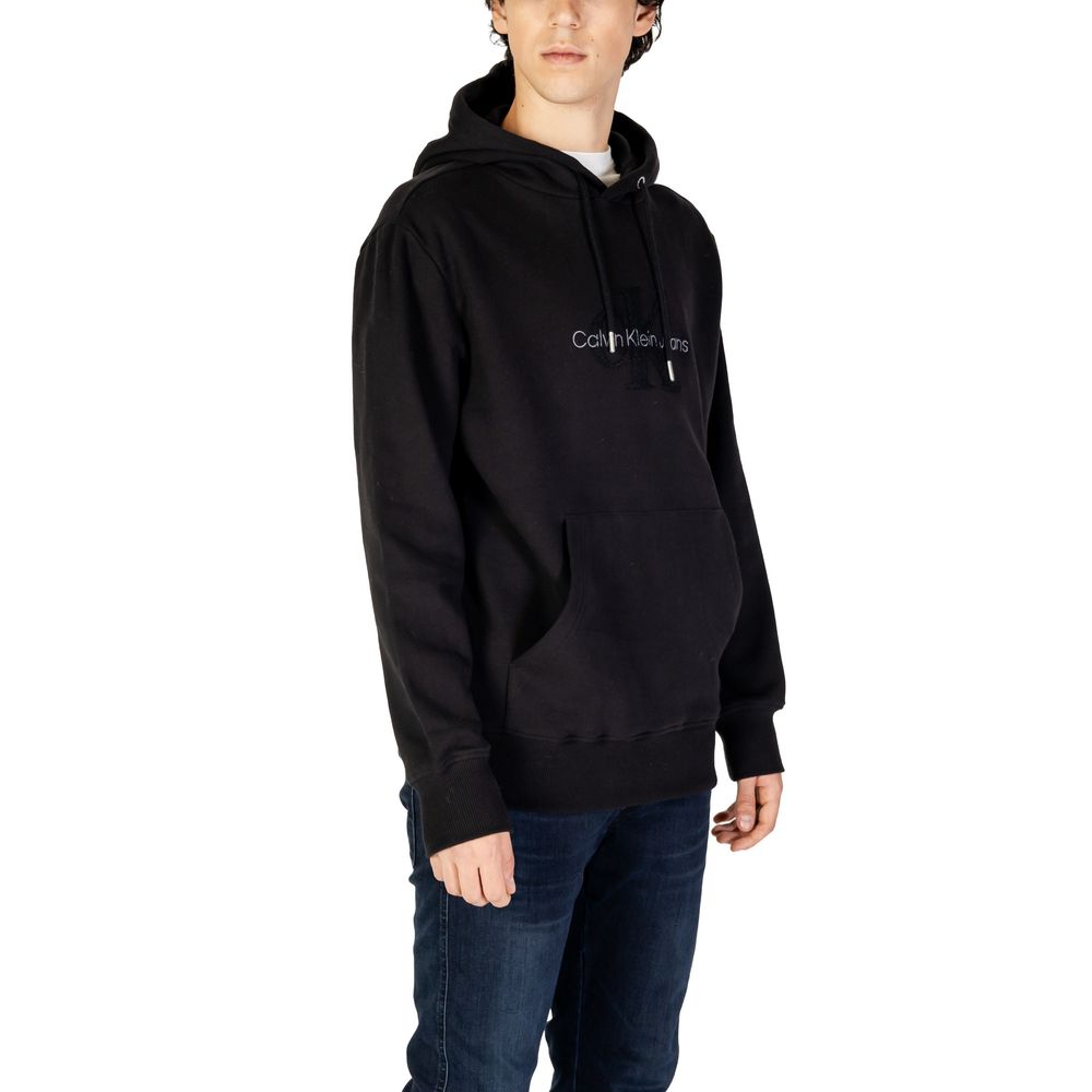 Classic Black Cotton Sweater for Men
