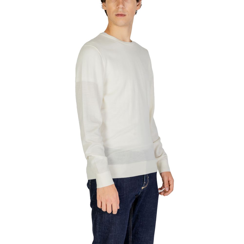 Calvin Klein Cream Recycled Wool Sweatshirt