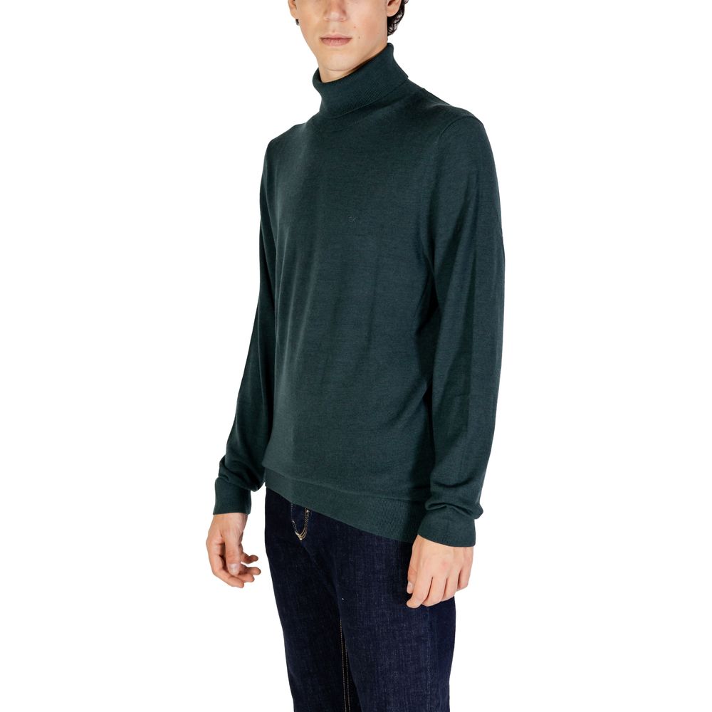 Timeless Green Wool Sweater for Men