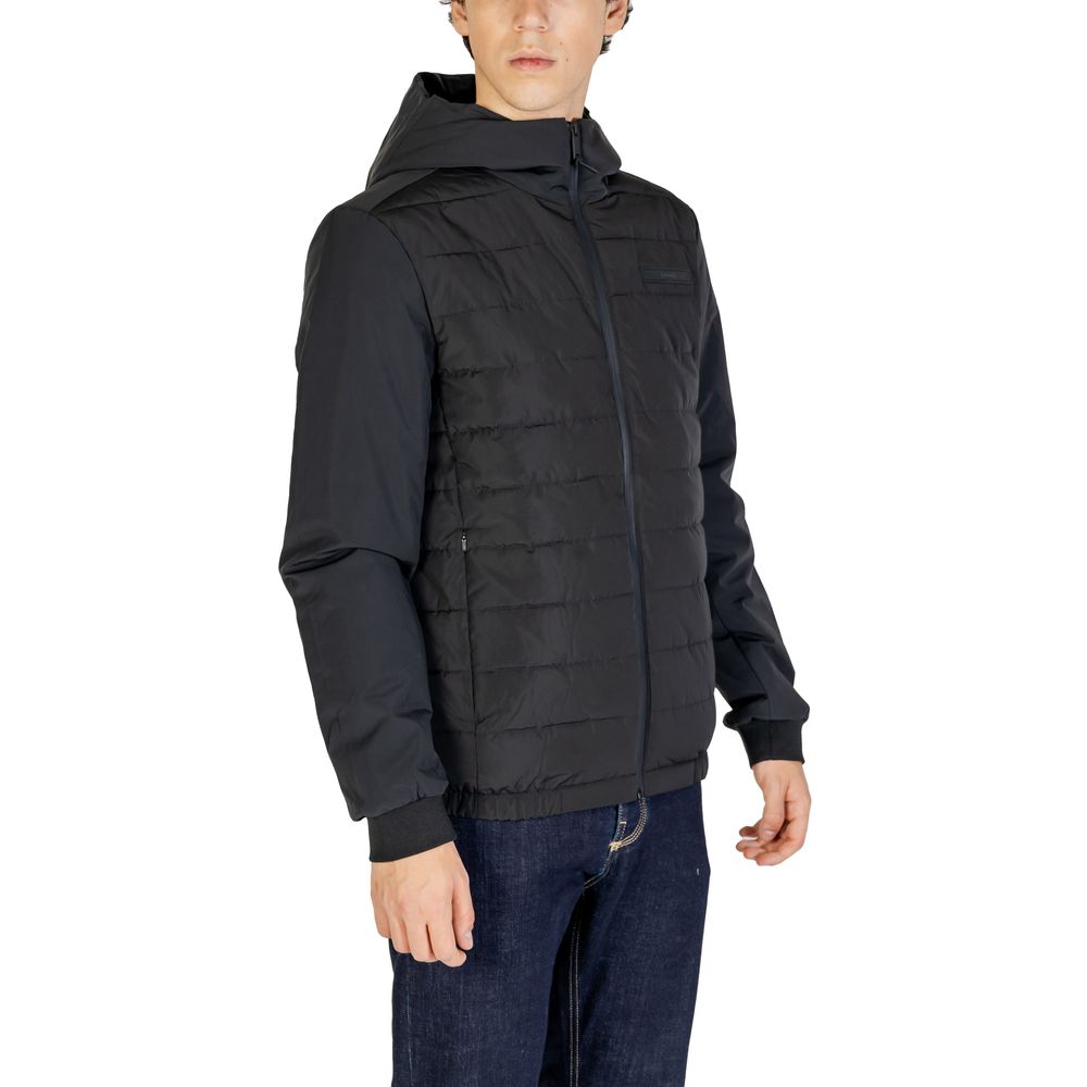 Men's Black Recycled Polyester Jacket
