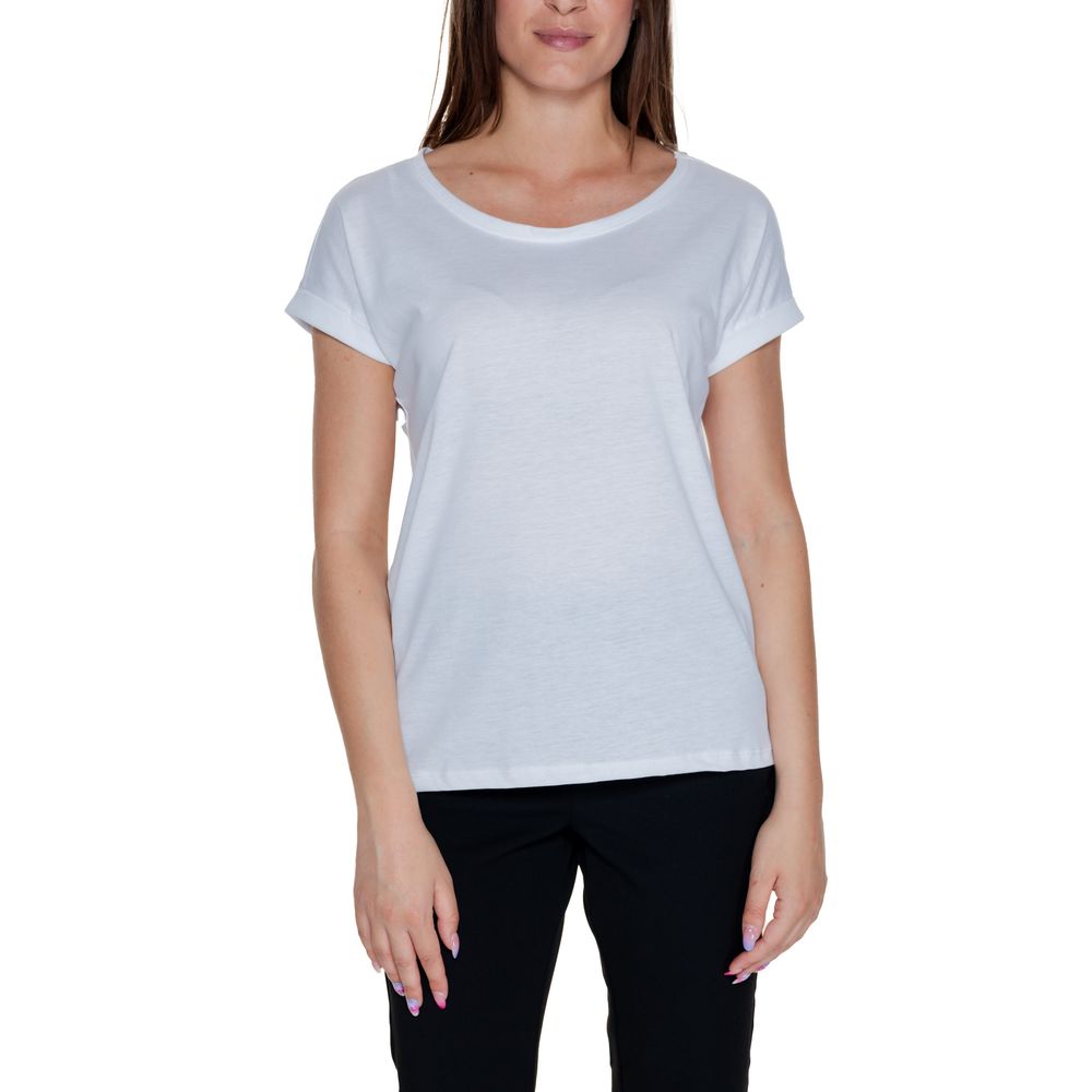 Classic White Cotton T-Shirt for Women