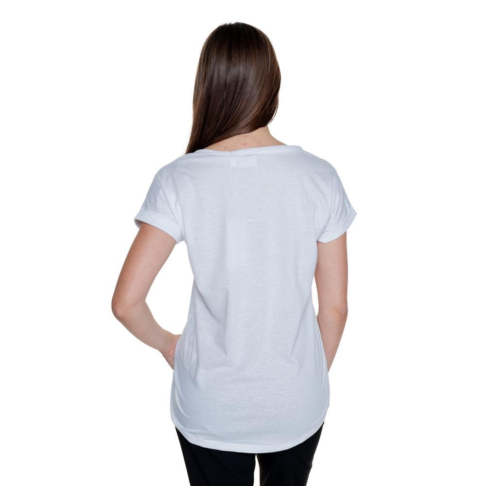 Classic White Cotton T-Shirt for Women