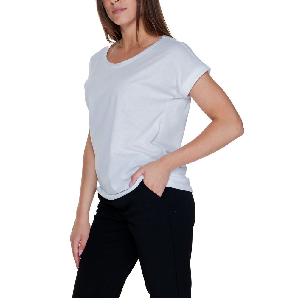 Classic White Cotton T-Shirt for Women