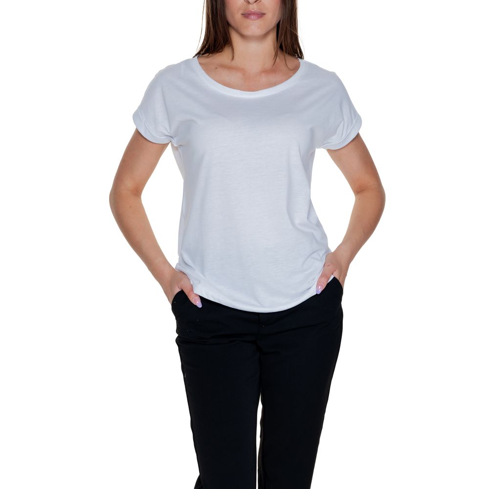 Classic White Cotton T-Shirt for Women