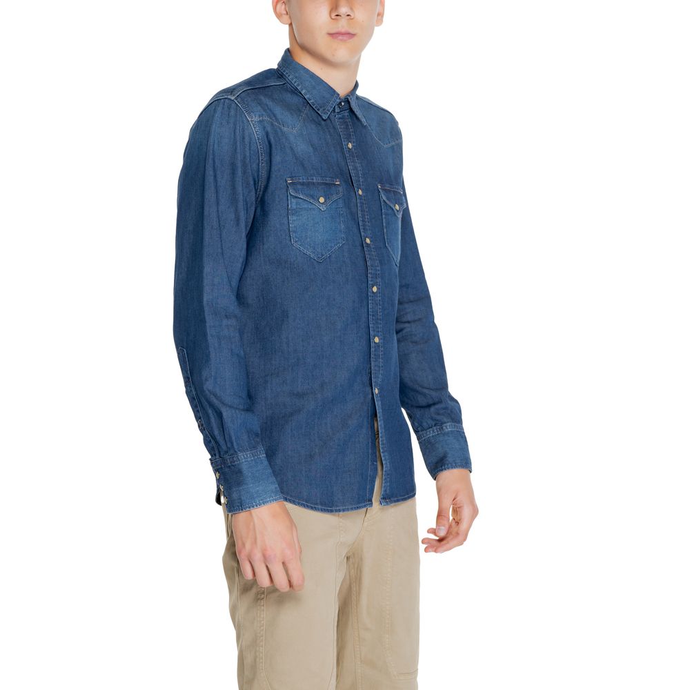 - Blue Cotton Shirt