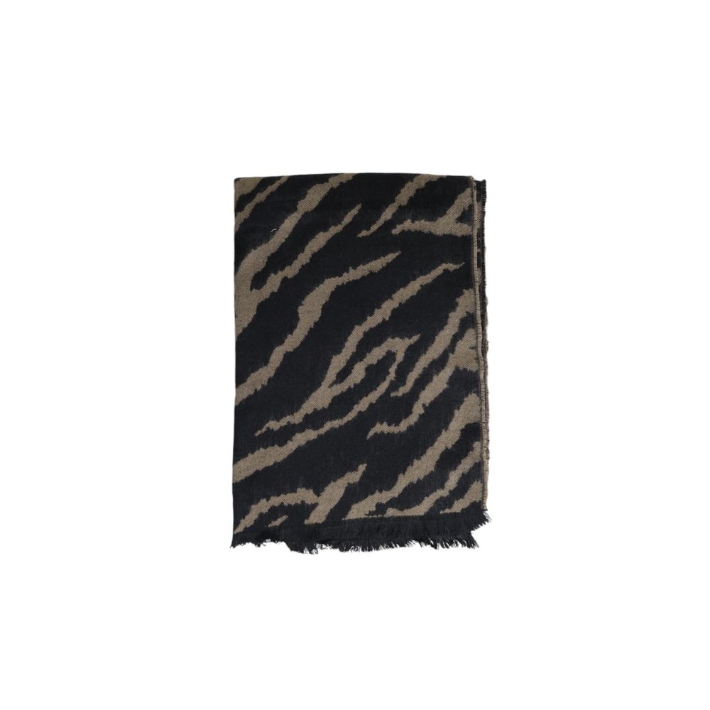 Only Beige Marabou Scarf - Stylish Animal Print Accessory for Women