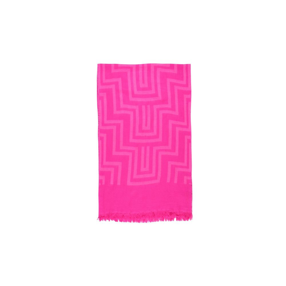 Chic Pink Acrylic Scarf