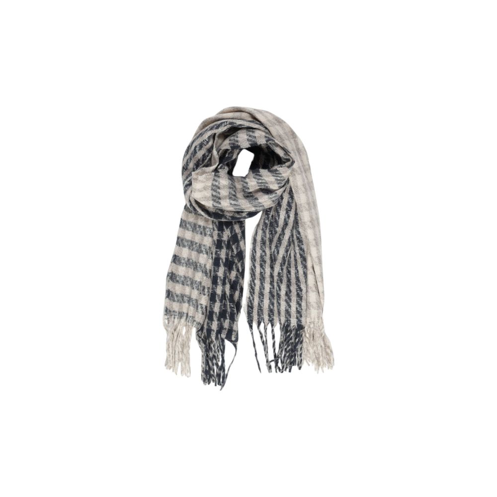 Gray Recycled Polyester Scarf for Women