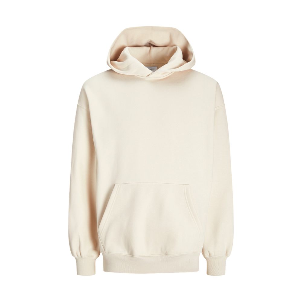 Jack & Jones Beige Cotton Hoodie