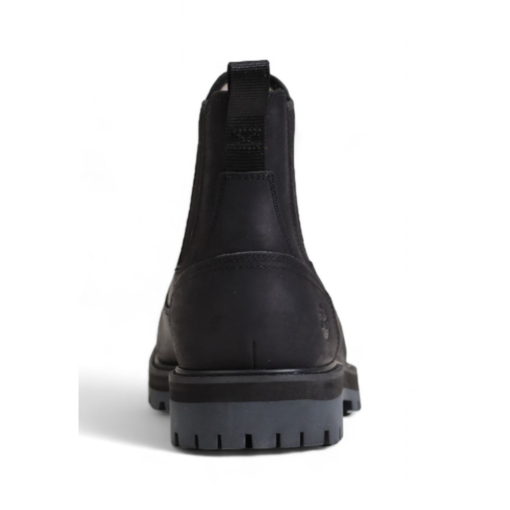 Timberland Black Leather Boot for Men