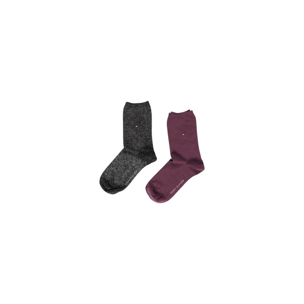 Chic Black Cotton Women's Socks for Fall/Winter