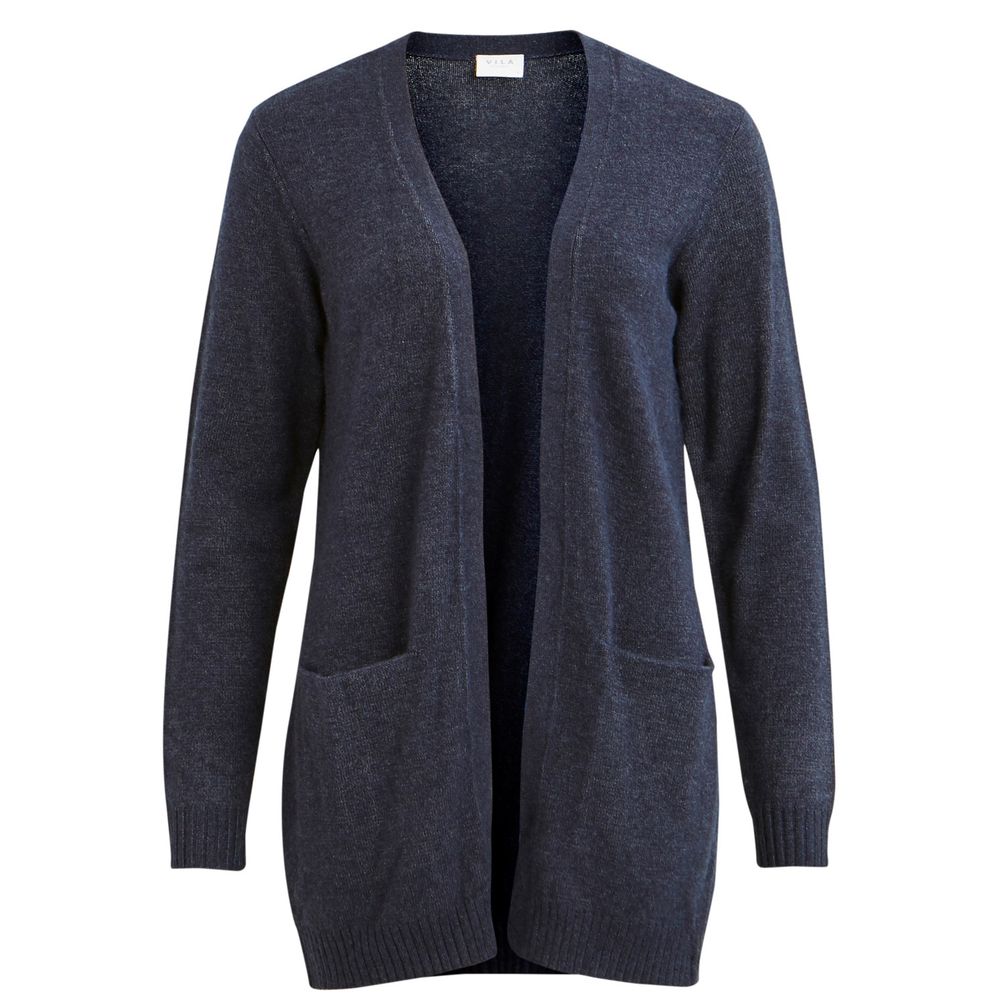 Blue Viscose Cardigan for Women