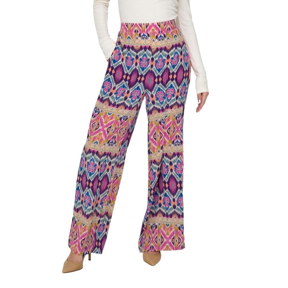Sustainable Multicolor Palazzo Pants for Women