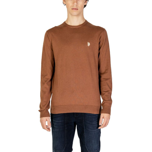 Beige Cotton Sweater - Men's Knitwear Collection