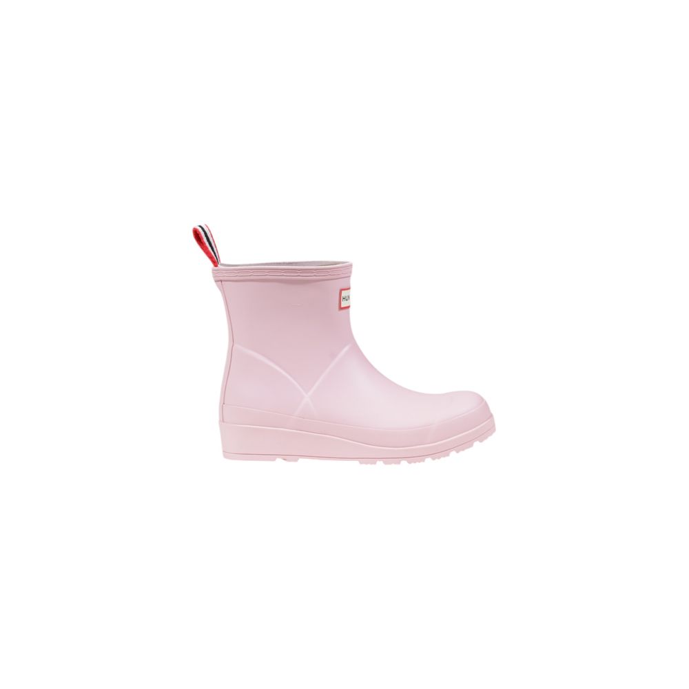 Hunter Light Pink Recycled Polyester Short Wellie Boots
