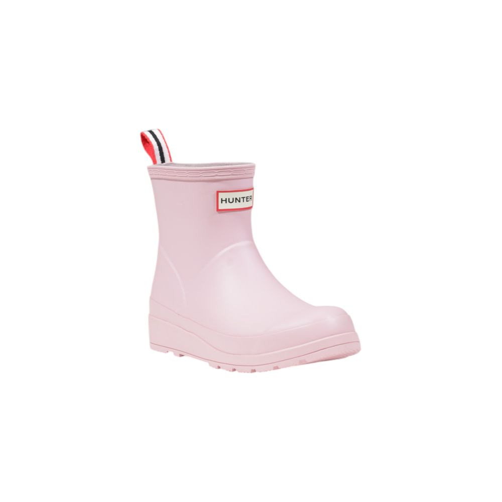 Hunter Light Pink Recycled Polyester Short Wellie Boots