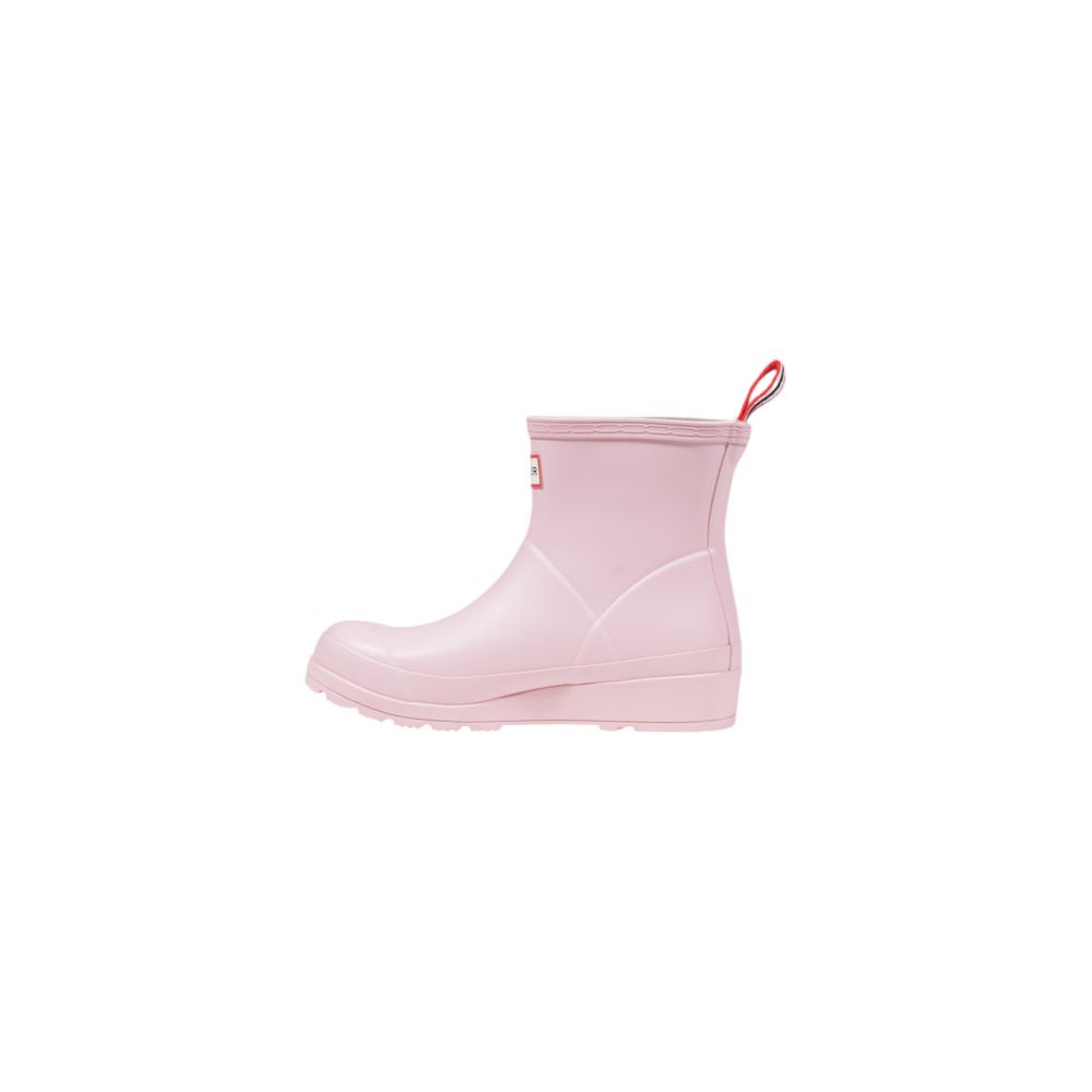 Hunter Light Pink Recycled Polyester Short Wellie Boots