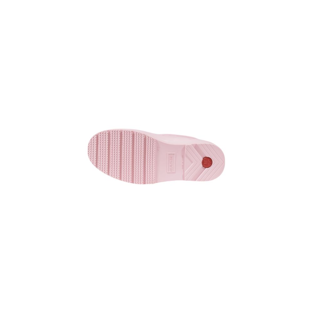Hunter Light Pink Recycled Polyester Short Wellie Boots