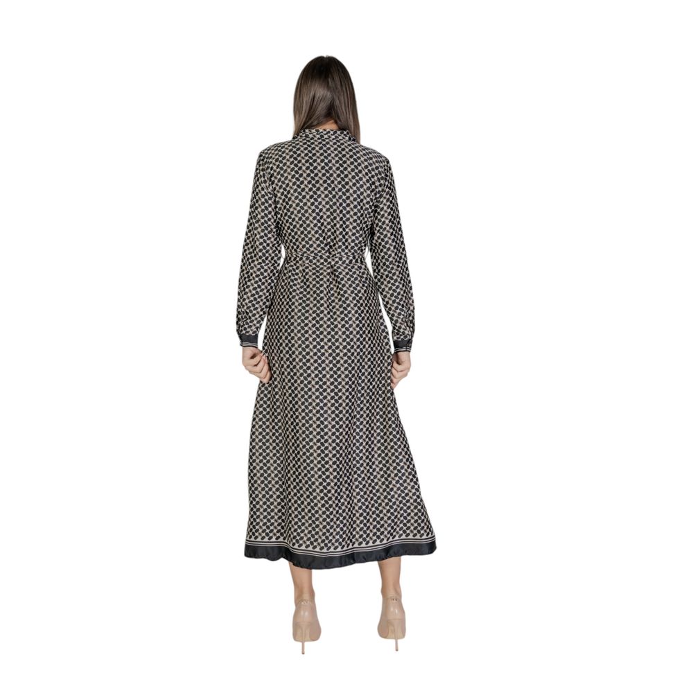 Sustainable Chic: Black Recycled Polyester Dress
