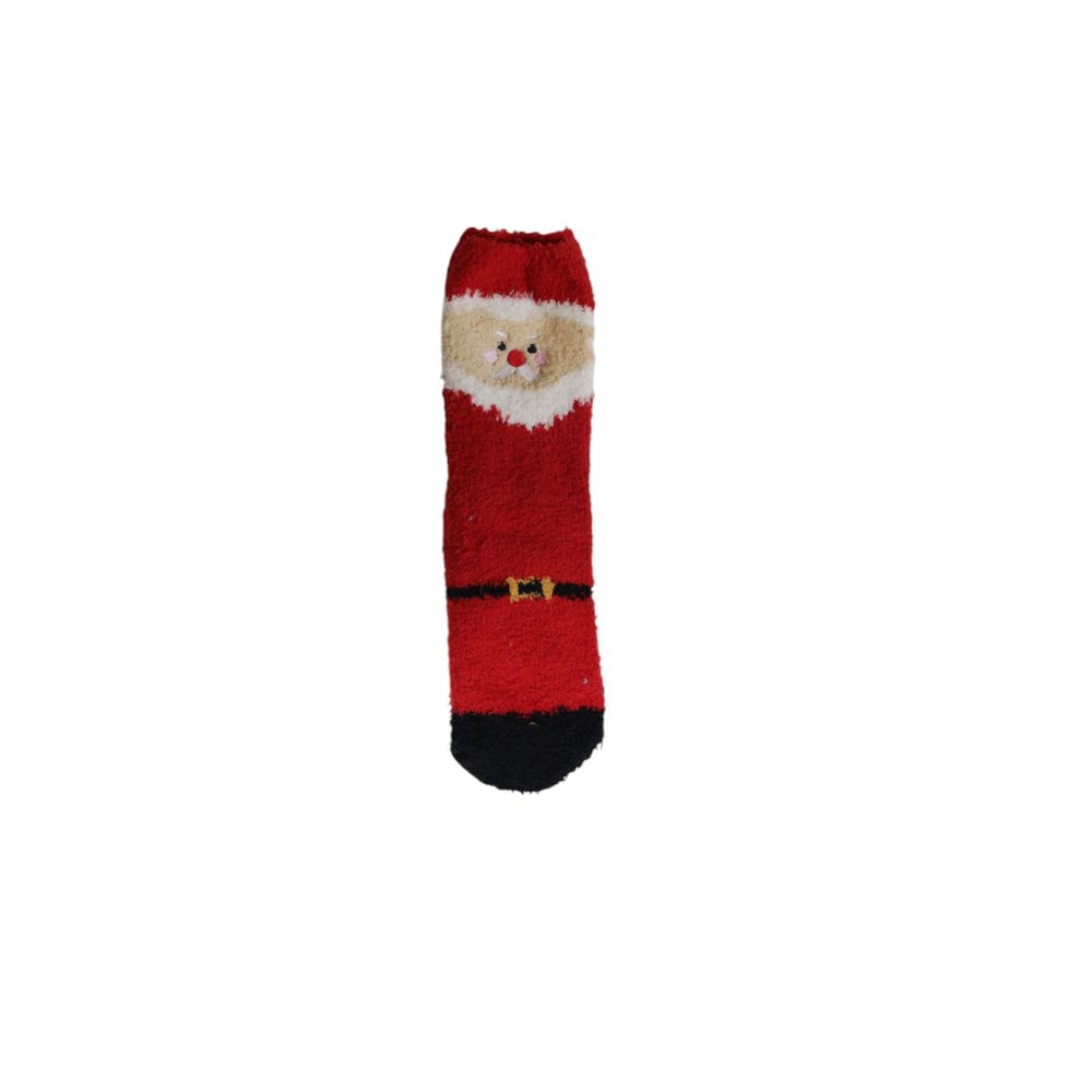 Chic Red Polyester Socks for Women