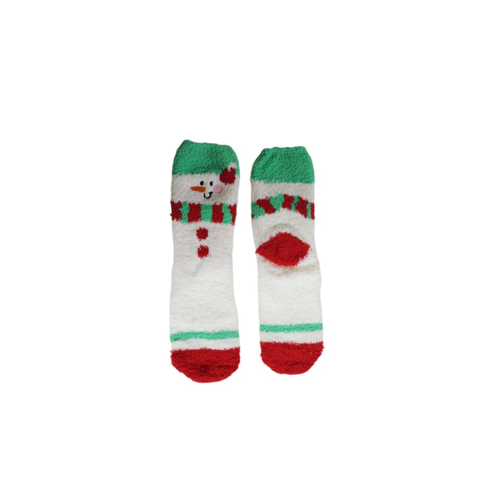 Classic Green Polyester Socks for Women