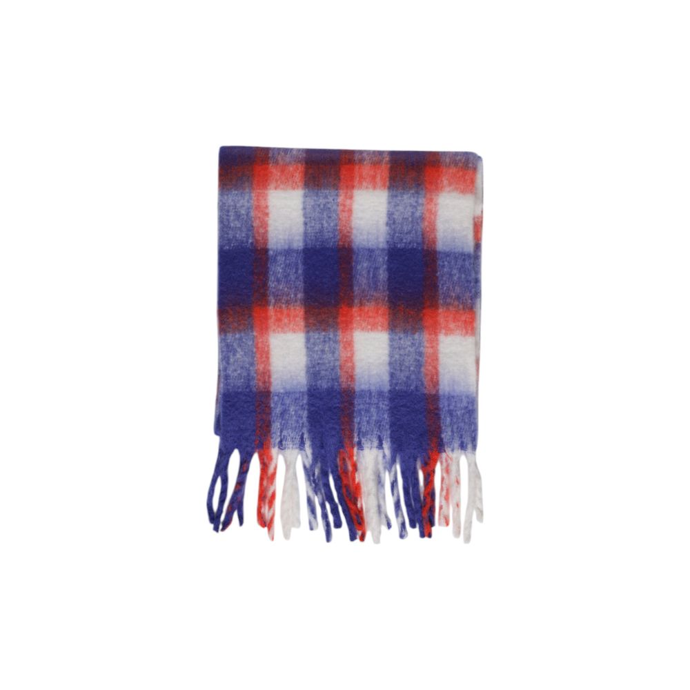 Chic Purple Polyester Scarf for Autumn/Winter