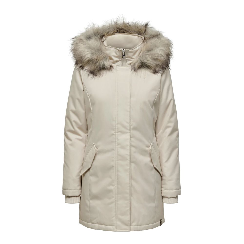 - Only Beige Polyester Jackets & Coat
