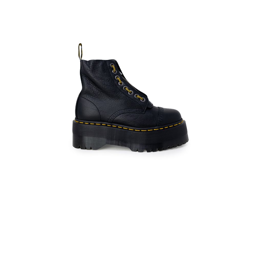Dr. Martens Black Leather Sinclair Max Pisa Platform Boot