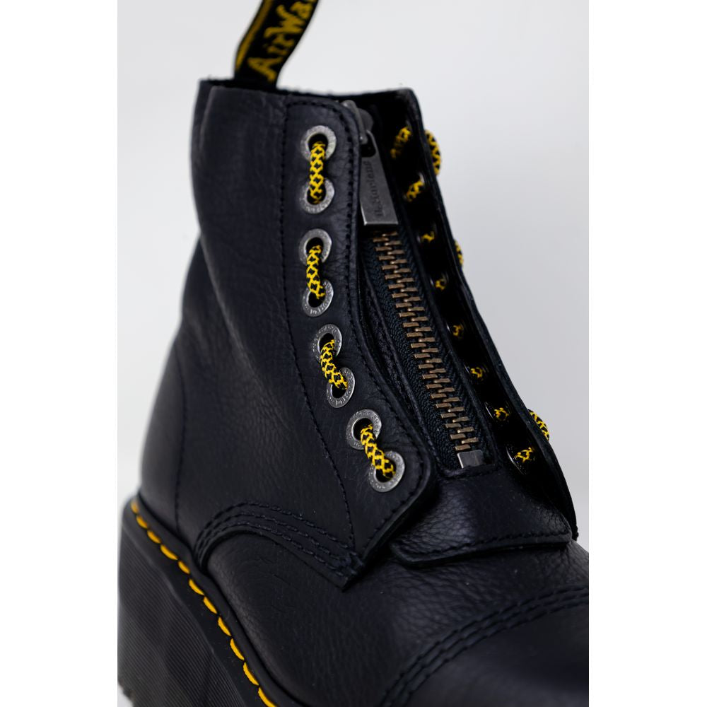 Dr. Martens Black Leather Sinclair Max Pisa Platform Boot