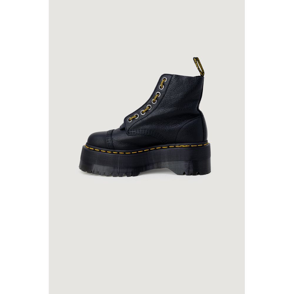 Dr. Martens Black Leather Sinclair Max Pisa Platform Boot