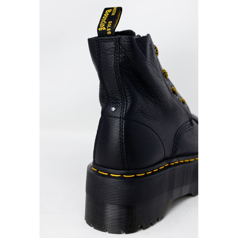 Dr. Martens Black Leather Sinclair Max Pisa Platform Boot