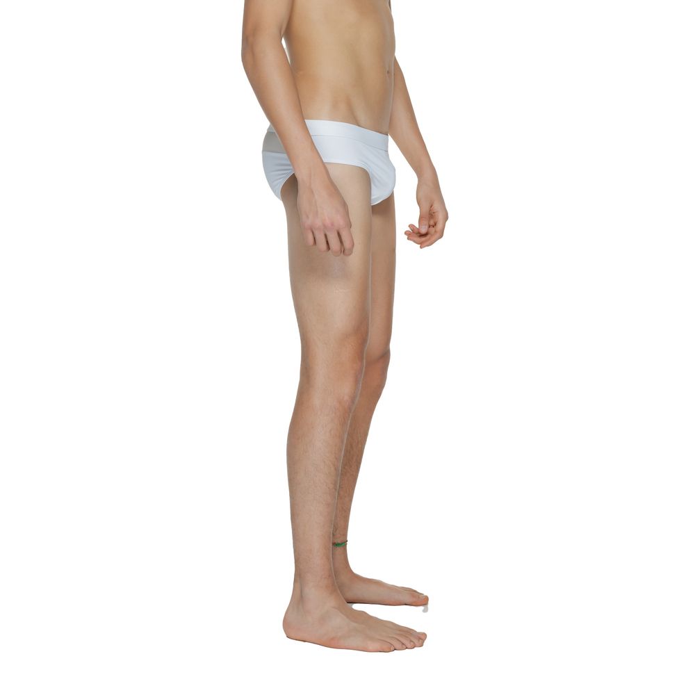 White Polyamide Swimwear for Men