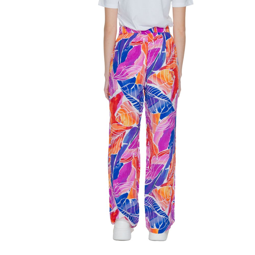 Vila Clothes Multicolor Viscose Palazzo Pants for Women
