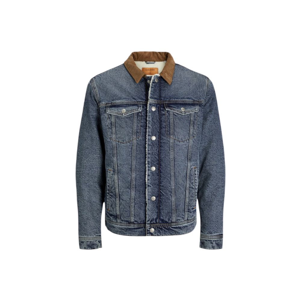 Jack Jones Blue Cotton Jacket - Fall/Winter Collection