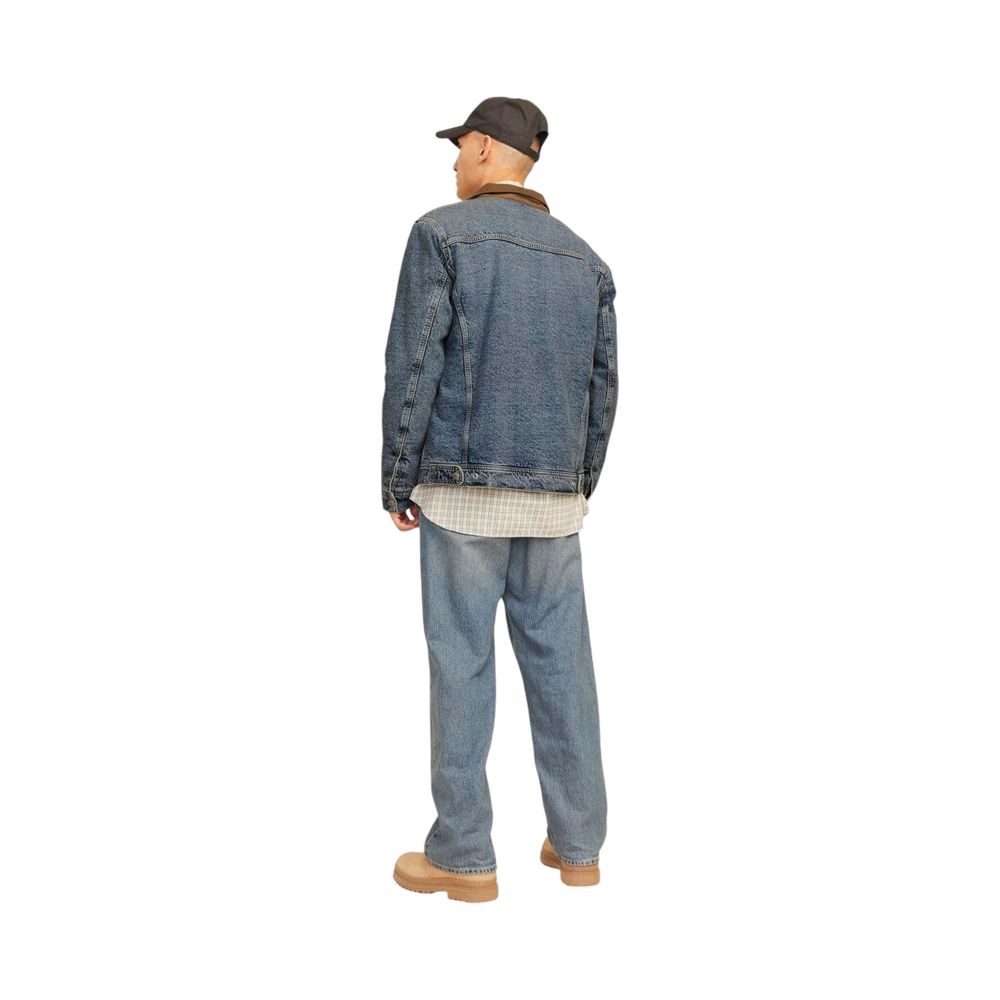 Jack Jones Blue Cotton Jacket - Fall/Winter Collection