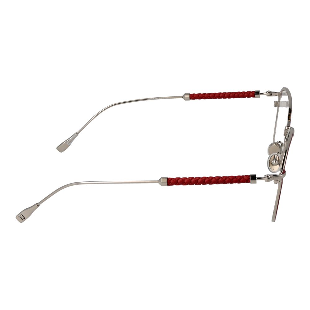 Tod's Red Women's Optical Frames – Round Full-Rim Design