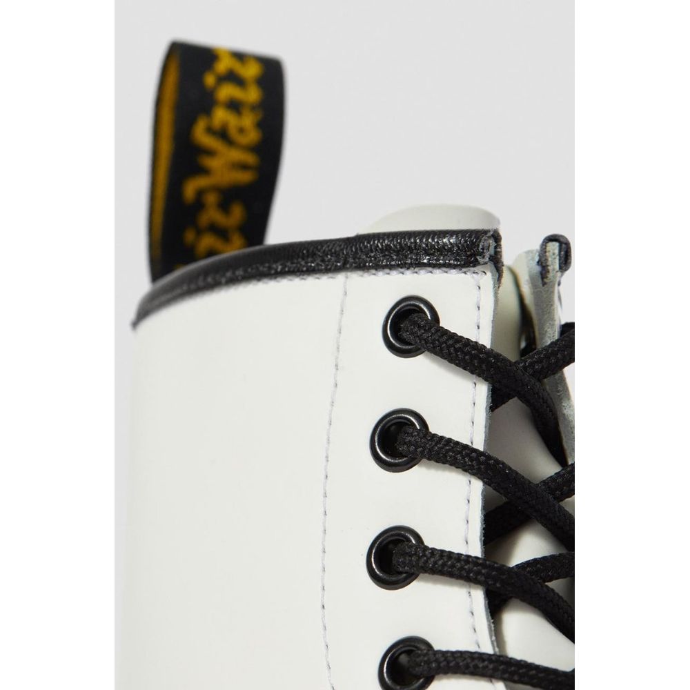 Dr. Martens Women's White Leather Docs Boots