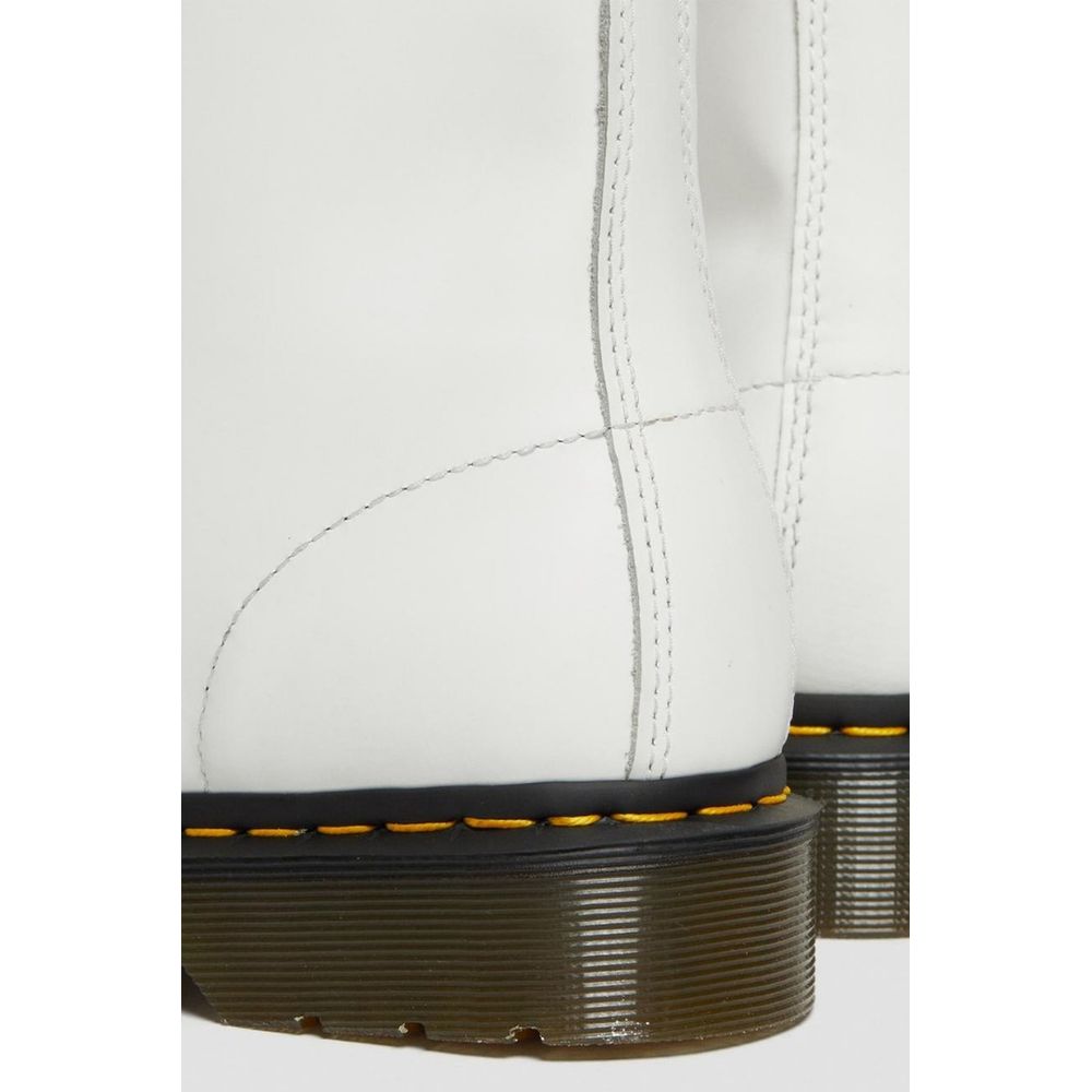 Dr. Martens Women's White Leather Docs Boots