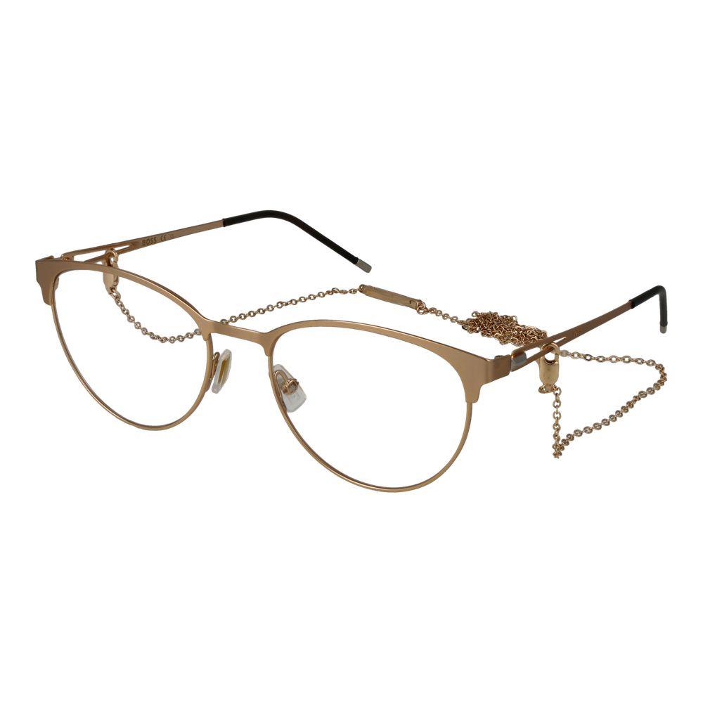 Hugo Boss Gold Women’s Optical Frames – Stylish Full-Rim Design