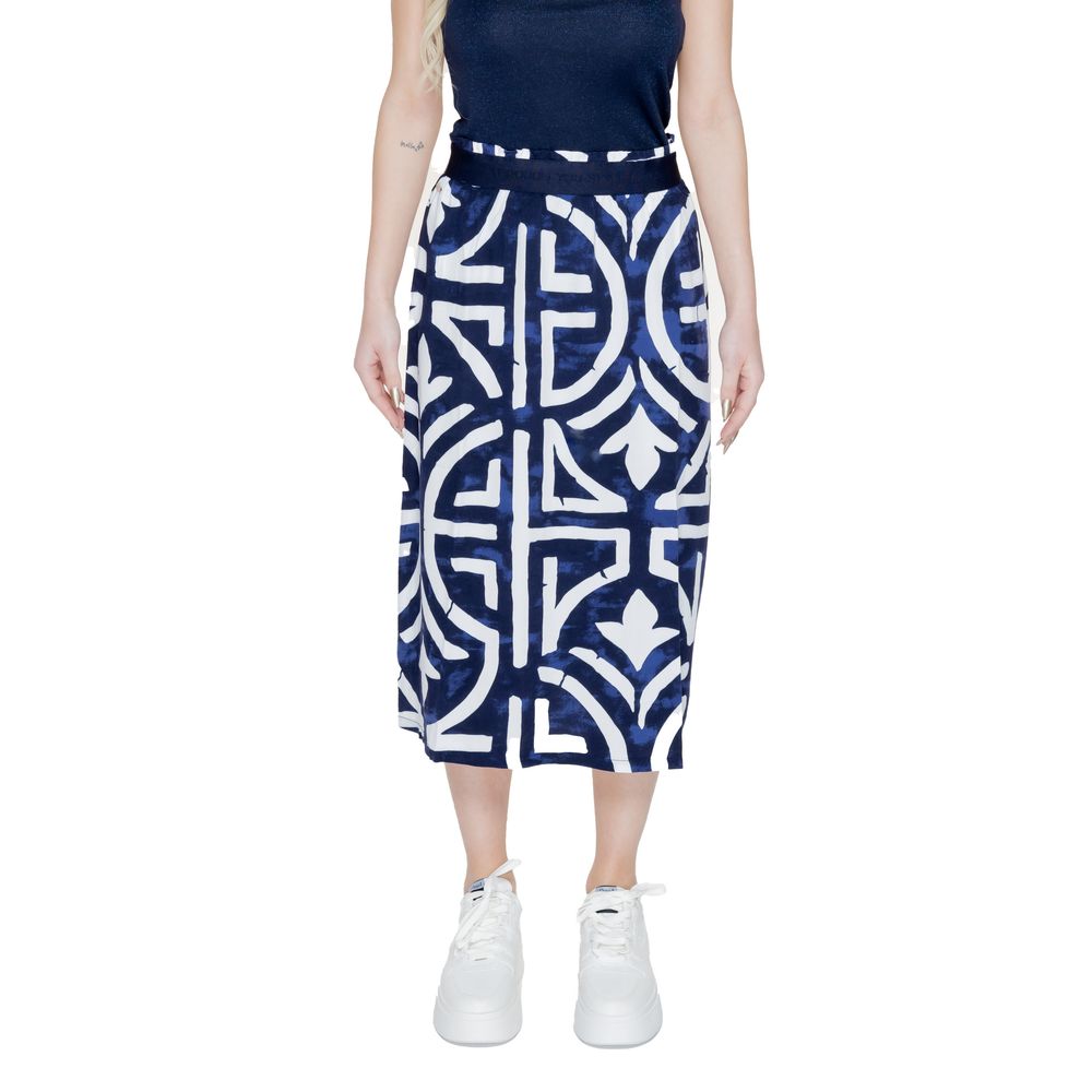 Street One Blue Viscose Longuette
