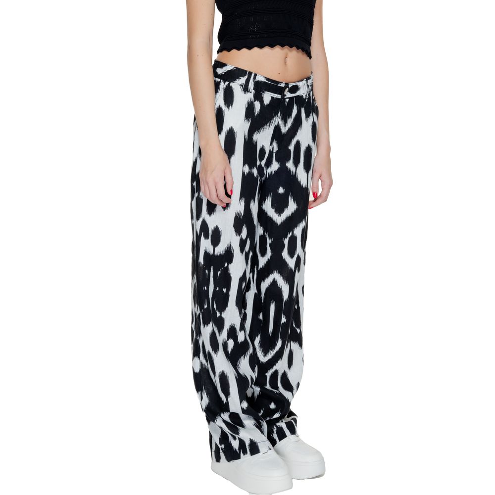 Street One Black Linen Pant - Women's Palazzo Pants