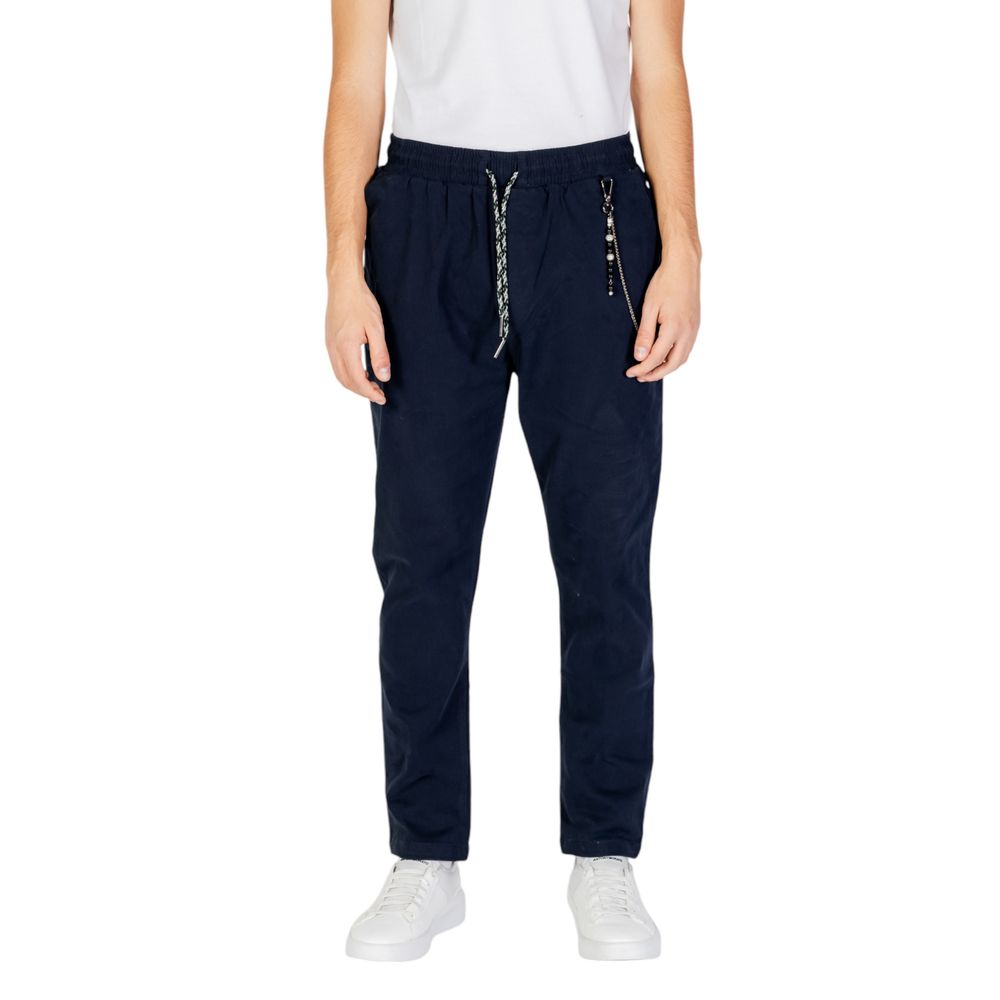 Gianni Lupo Blue Cotton Jeans & Pant for Men