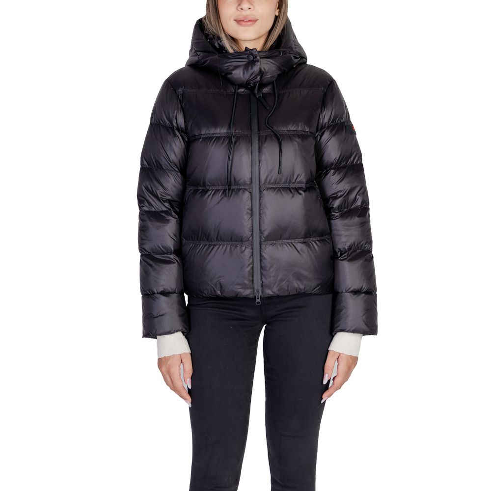 Peuterey Black Polyamide Women's Jackets & Coat for Fall/Winter